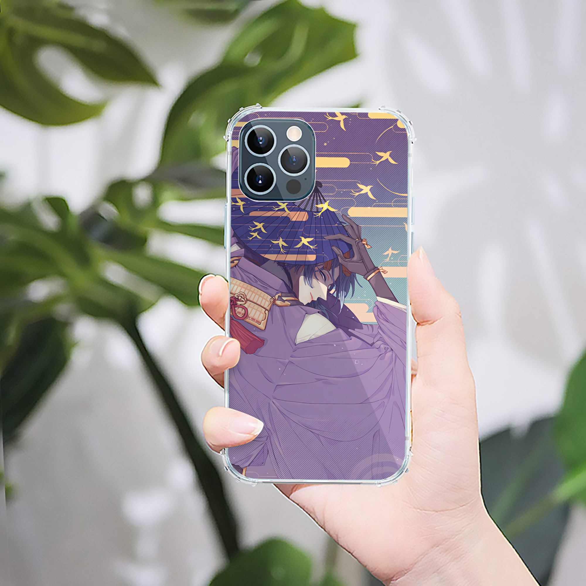 （画像用） 刀剣乱舞 Touken Ranbu 【iPhone 12シリーズ対応】透明スマホケース（クリアソフトケース）